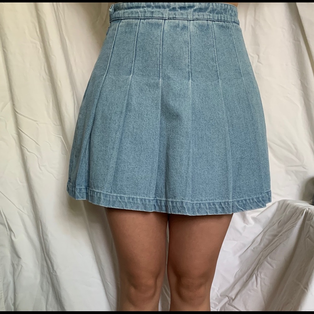 Denim Mini Skirt